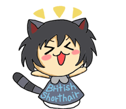 I, become cat from today sticker #8311811