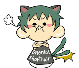 I, become cat from today sticker #8311815