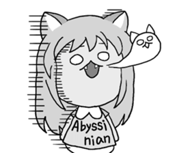 I, become cat from today sticker #8311819