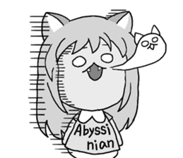 I, become cat from today sticker #8311819