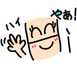 English face sticker #8312067