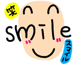 English face sticker #8312073