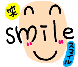 English face sticker #8312073