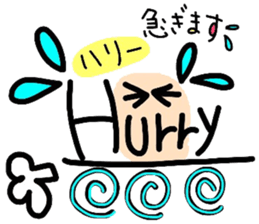 English face sticker #8312094