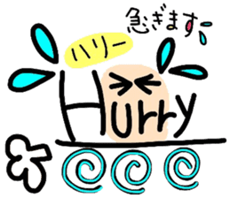 English face sticker #8312094