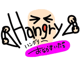 English face sticker #8312096