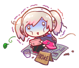 RuRu - Gamer girl sticker #8313199