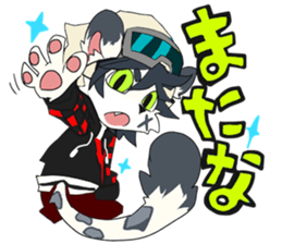 Snowboarder mascot "Hyoma" sticker #8313489