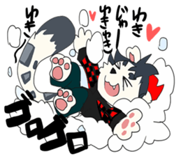 Snowboarder mascot "Hyoma" sticker #8313496