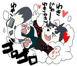 Snowboarder mascot "Hyoma" sticker #8313496