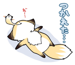 Fox and raccoon dog's sticker #8313907