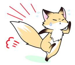 Fox and raccoon dog's sticker #8313922