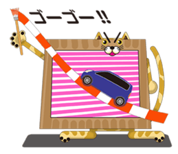 Canvas cat sticker #8314438