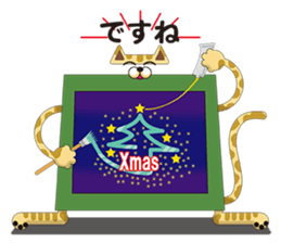 Canvas cat sticker #8314453