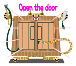 Canvas cat sticker #8314456