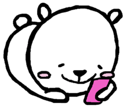 Expressive Polar Bear sticker #8314464
