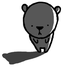 Expressive Polar Bear sticker #8314469