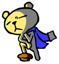 Expressive Polar Bear sticker #8314498