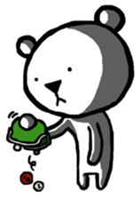 Expressive Polar Bear sticker #8314499