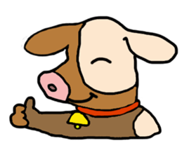 Calf Moumo sticker #8315037