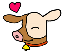 Calf Moumo sticker #8315044