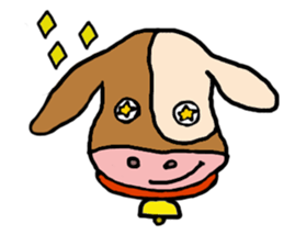 Calf Moumo sticker #8315055