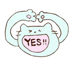 tora cat  sticker sticker #8315340