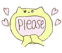 tora cat  sticker sticker #8315358