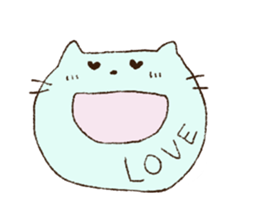 tora cat  sticker sticker #8315377