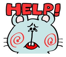 Crossed eyes! Returnee animals. sticker #8316009