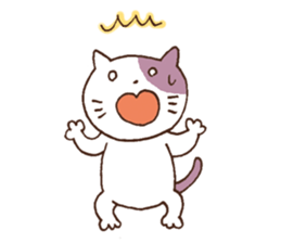 Cat in winter sticker #8316658