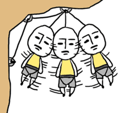 Bouldering and rock climbing sticker #8317325