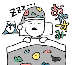 Bouldering and rock climbing sticker #8317339