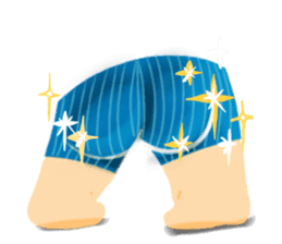 Andie the farting underpants sticker #8317505