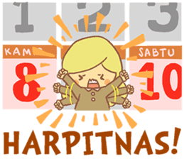 Indonesia's Annual Events sticker #8318879