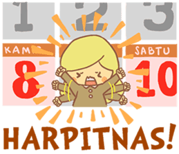 Indonesia's Annual Events sticker #8318879