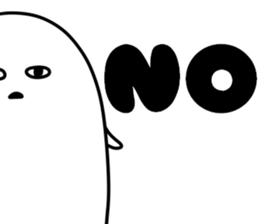 Phantasmagoric white creature2 sticker #8318941