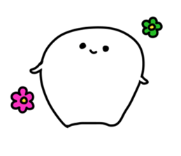 Phantasmagoric white creature2 sticker #8318951