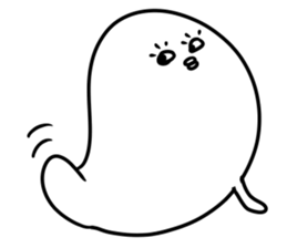 Phantasmagoric white creature2 sticker #8318954