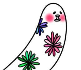 Phantasmagoric white creature2 sticker #8318955