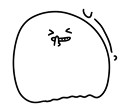 Phantasmagoric white creature2 sticker #8318956