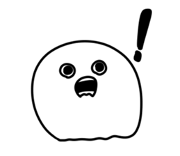 Phantasmagoric white creature2 sticker #8318959