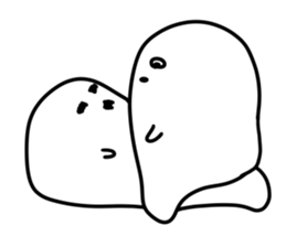 Phantasmagoric white creature2 sticker #8318964