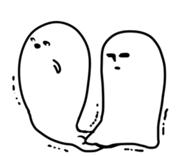 Phantasmagoric white creature2 sticker #8318966