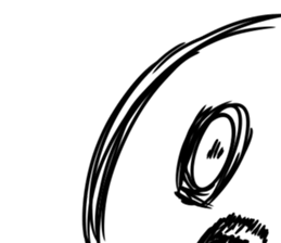 Phantasmagoric white creature2 sticker #8318968