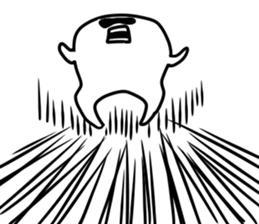 Phantasmagoric white creature2 sticker #8318970