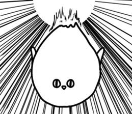 Phantasmagoric white creature2 sticker #8318971