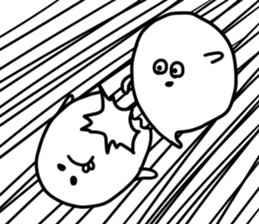 Phantasmagoric white creature2 sticker #8318974