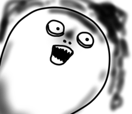 Phantasmagoric white creature2 sticker #8318976