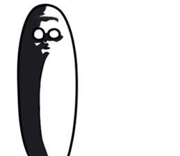 Phantasmagoric white creature2 sticker #8318979